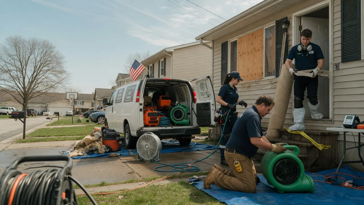 Water Damage Restoration in Farmersburg, IA near me